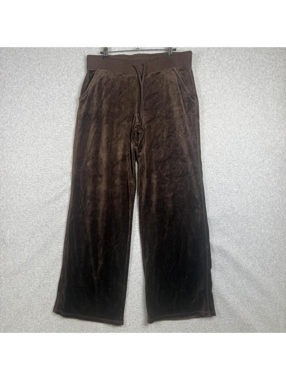 Michael by Michael Kors Women's Size Medium Brown Velour Velvet Pants